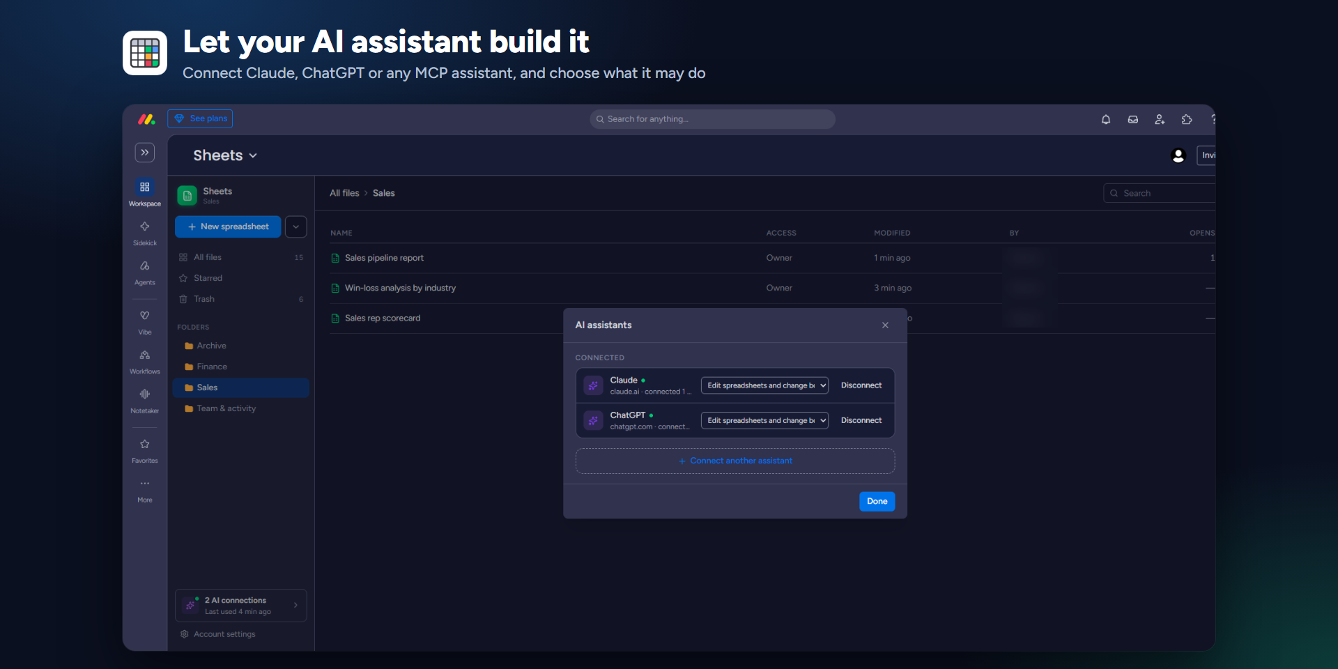 Work with AI